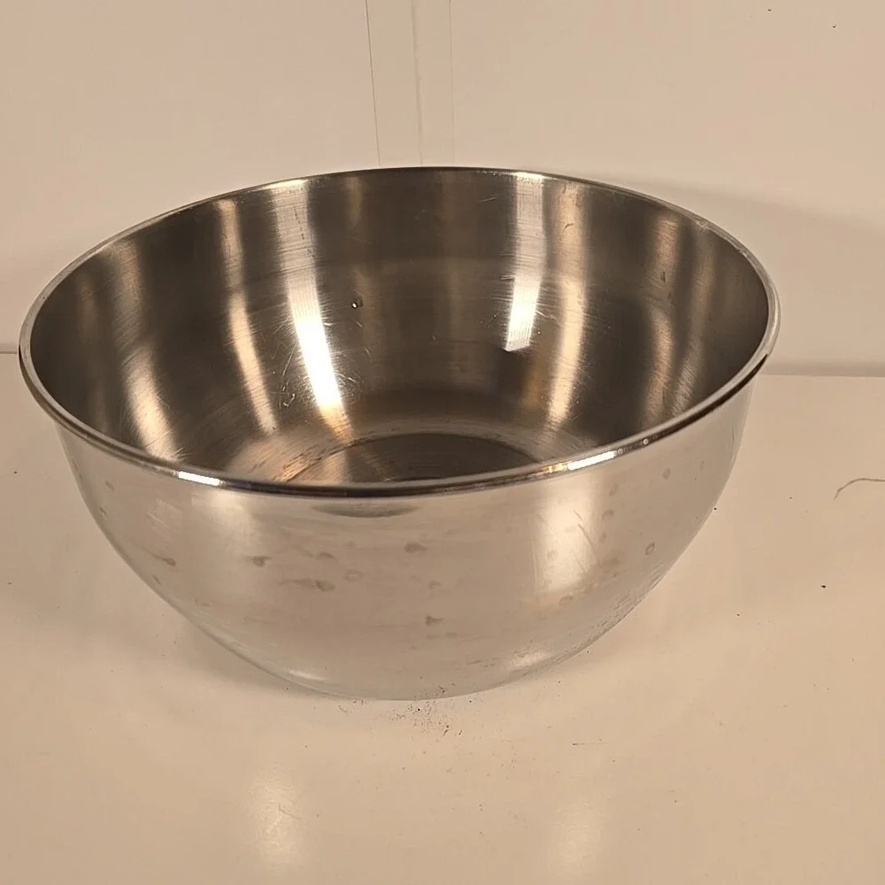 Vintage Sunbeam MixMaster Chrome Stand‎ Mixer Replacement Parts -Stainless Bowl